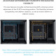 Lian Li O11D Mini V2 BLACK - ATX PC GAMING CASE - IMPROVED AIRFLOW - GPU SUPPORT BRACKET