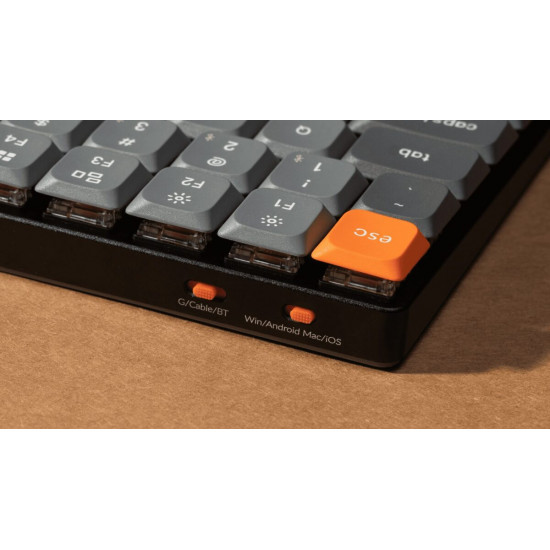 Keychron K3 Max (K3M-H3) QMK/VIA Wireless Custom Mechanical Keyboard-Brown Switch Hot-Swap 75% US