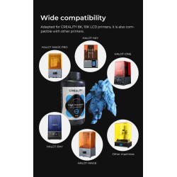 Creality LCD 8K High Precision UV Curable Resin - Skin (3302190001 flesh)