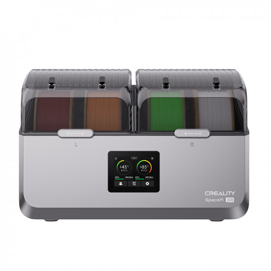 Creality SpacePi X4 Filament Dryer Dry Box for 4 Filaments Adjust 40-70c One-key set for 12 types