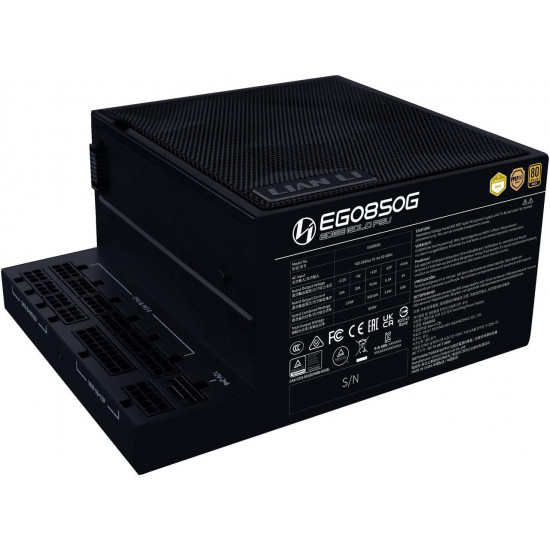Lian Li Edge 850W Black 80+ Gold, Fully Modular ATX PSU