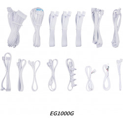 Lian Li Edge 1000W White 80+ Gold (with USB HUB), Fully Modular ATX PSU