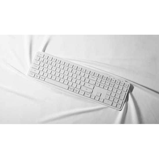 Keychron B6 Pro (B6P-K8) Ultraslim Wireless BT Keyboard ZMK Online customizen-Ivory White 100% US