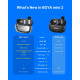 BOYA mini 2 Type-C Space Gray, 2,4GHz 2mic Wireless AI-ANC Mic w. Charging Box Mono/stereo/safety-tr