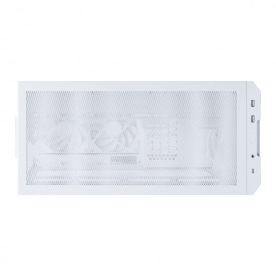 Lian Li LANCOOL 207 White - ATX PC Case (4 FANS) 2 x front 140 ARGB PWM & 2  bottom 120 PWM reverse