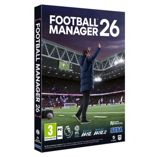 Football Manager 2026 PC (Code in a box, includes Greek Language)