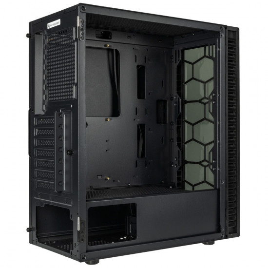 Kolink Observatory HF Glass Core Midi Tower Case - Black No Fans