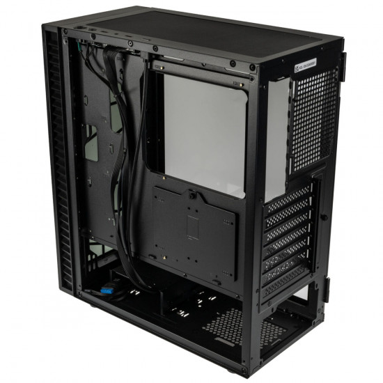Kolink Observatory HF Glass Core Midi Tower Case - Black No Fans