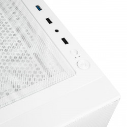 Kolink Observatory HF Mesh ARGB Midi Tower Case - White (with 6 ARGB fans - 3x140mm & 3x120mm )