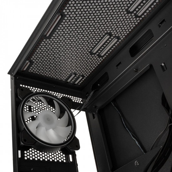 Kolink Unity Meshbay ARGB Midi ATX Tower Case - 400mm clearance (4 pre-installed fans & controller)