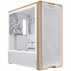 Lian Li LANCOOL 217 White - Wood Accent - ATX PC Case (5 FANS) 2 x 170mm, 1 x 140mm & 2 x 120mm PWM