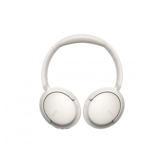 QCY H2S Lite Headphones White - Type-C & Bluetooth Clear Call ENC iOS/Android 60hours 10m 40mm
