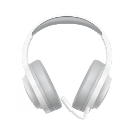 QCY Heroad V200 Wireless Quad White - Bluetooth & WiFi & USB-A & USB-C RGB Gaming Headset PS4/PS5/PC