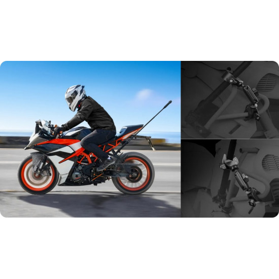 Insta360 Motorcycle Selfie Stick - Support Clamp