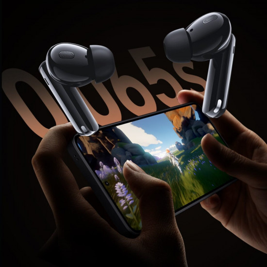 Haylou W1 ANC Blue-Black Bluetooth TWS In-Ear Gaming Earbuds 45db 3mic Active Noise Cancel 35h BT5.3