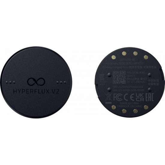 Razer Hyperflux V2 Hard - Wireless Charging Puck - Gaming Mousepad - Anti-Slip Rubber Base