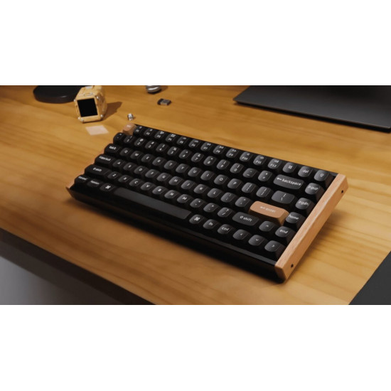 Keychron K2 HE (K2H-F1) Wireless Magnetic Hall Effect RGB Keyboard 75% US Lay. Special Wood Edition