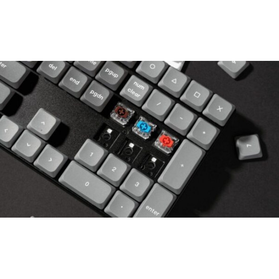 Keychron K5 Max (K5M-H1) QMK/VIA Wireless Custom Mechanical Keyboard-Red Switch Hot-Swap 100% US