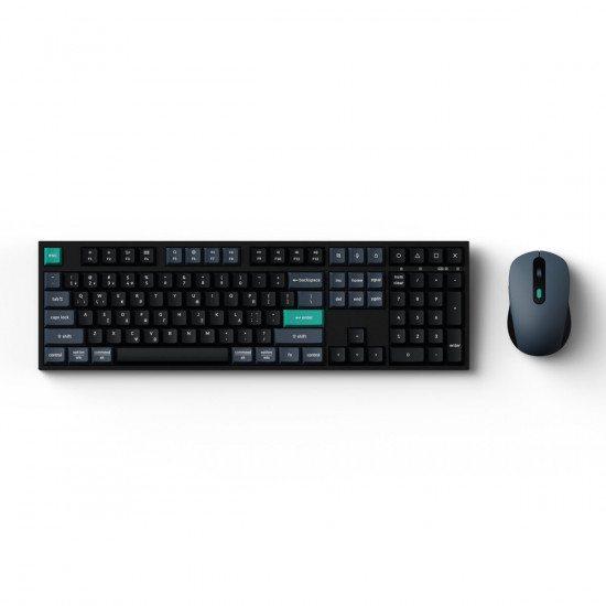 Keychron B36 Combo (KCBD2-GR) Wireless Keyboard and Mouse 100% GR Layout Black-Green