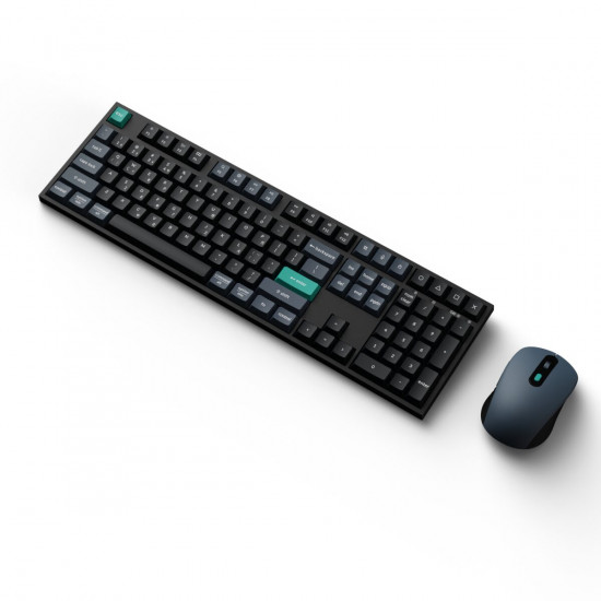 Keychron B36 Combo (KCBD2-GR) Wireless Keyboard and Mouse 100% GR Layout Black-Green