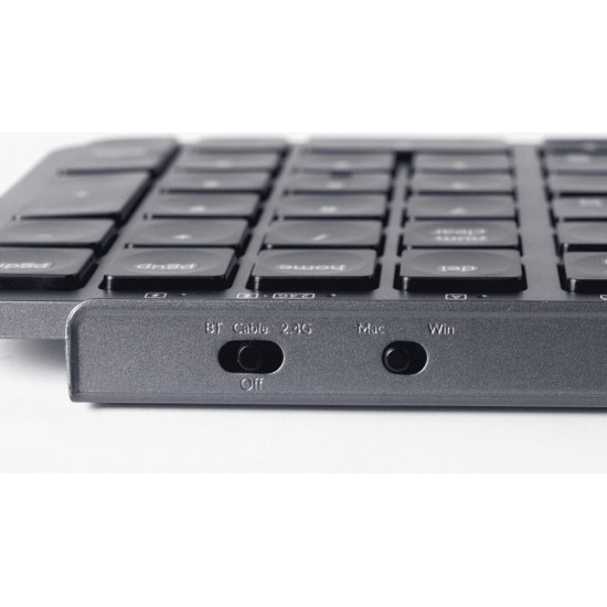 Keychron B2 Pro (B2P-K1) Ultraslim Mini Wireless BT Keyboard ZMK Online customize Space Grey 96% US