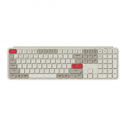 Keychron B6 Pro (B6P-K8) Ultraslim Wireless BT Keyboard ZMK Online customizen-Ivory White 100% US