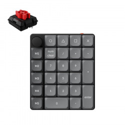 Keychron K0 Max (K0M-H1) QMK Wireless Custom Num Pad Mechanical Low Profile Red Switch RGB Hot-Swap