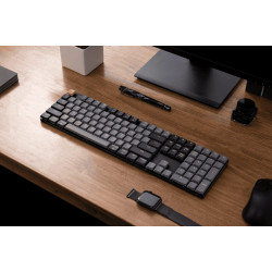 Keychron K5 V2 (K5X-B3) QMK Wireless Mechanical Keyboard Brown Switch RGB 100% US Layout