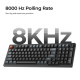 Keychron V5 Ultra (V5U-D4) QMK/VIA 8K Wireless Custom Mechanical Keyboard Banana Switch RGB 96% US