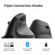 Keychron M5 (M5-A23) Wireless Ergonomic Vertical Mouse 8K Polling Rate Black