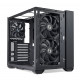 Lian Li O11 AIR MINI Black PC Case ATX / M-ATX with 3 standard Fans (front 120mmx2, rear 120mmx1) Me