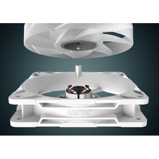 Arctic P14 Pro A-RGB (White) - PWM 140mm Case Fan - fluid dynamic bearing - max 2500 RPM - PWM regul
