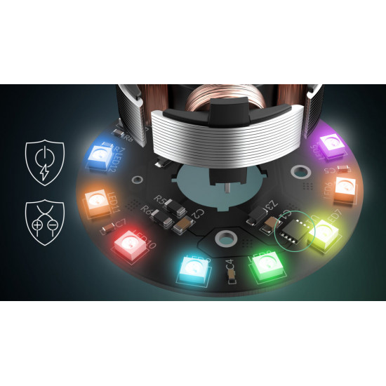 Arctic P12 Pro A-RGB (White)  - PWM 120mm Case Fan - fluid dynamic bearing - max 3000 RPM - PWM regu