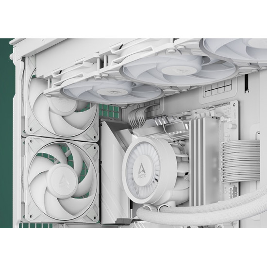 Arctic P14 Pro PST(White)- PWM 140mm Case Fan - fluid dynamic bearing - max 2500 RPM - PWM regulated