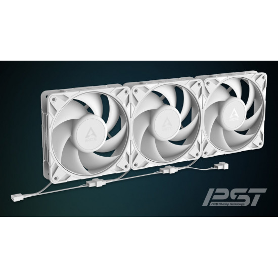 Arctic P14 Pro PST(White)- PWM 140mm Case Fan - fluid dynamic bearing - max 2500 RPM - PWM regulated