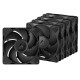 Arctic P14 Pro PST-5 Pack- PWM 140mm Case Fan Value Pack - fluid dyn. bearing - max 2500 RPM - PWM r