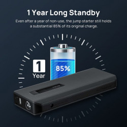 70mai Midrive PS06 Jump Starter Max 1000A, 18000mAh -20c to 60c Booster for 8L gasoline, 3,5L diesel