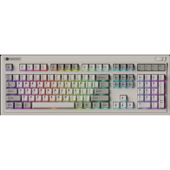 Keychron Q4 HE (Q4H-C1) QMK Wireless Custom Hall Effect Keyboard Purple Switch 60% US Layout