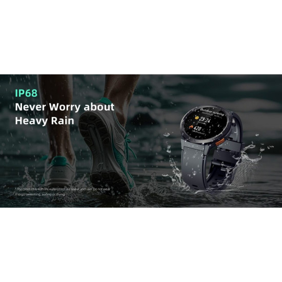 QCY Active GX Watch S12 Black 1,43