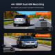 70mai Μ800-2 4Κ Dash Cam set & Rear Cam. 3840x2160 GPS & Hi Temperature Battery