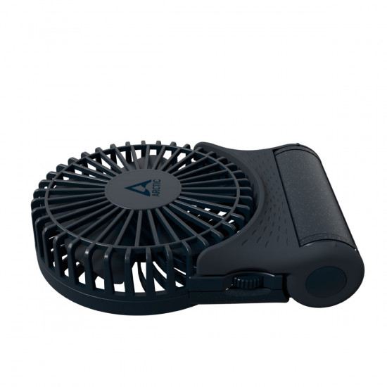 ARCTIC Summair2Go -  Dark Blue Portable Battery-Powered Handheld Fan w. Battery