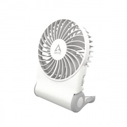 ARCTIC Summair2Go - White Portable Battery-Powered Handheld Fan w. Battery