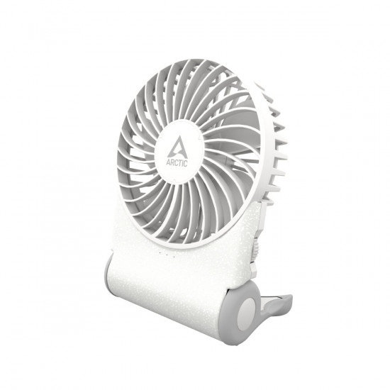 ARCTIC Summair2Go - White Portable Battery-Powered Handheld Fan w. Battery