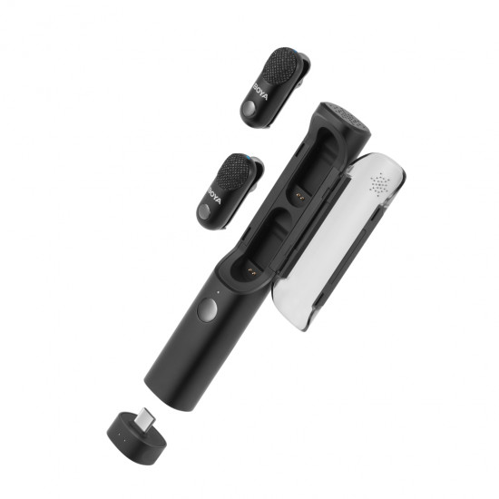 BOYA Magic - Type-C  3,5mm, USB-C Receiver Wireless Microphone 2 TX + 1 RX + charing Case