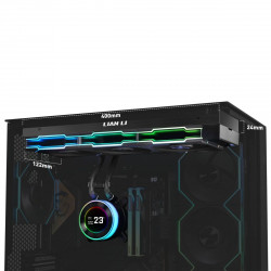 Lian Li HydroShift II LCD-C 360 RGB TL fan Black  - AIO CPU Liquid Cooler with TL RGB Fans