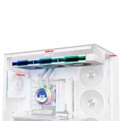 Lian Li HydroShift II LCD-C 360 RGB TL fan White - AIO CPU Liquid Cooler with TL RGB Fans