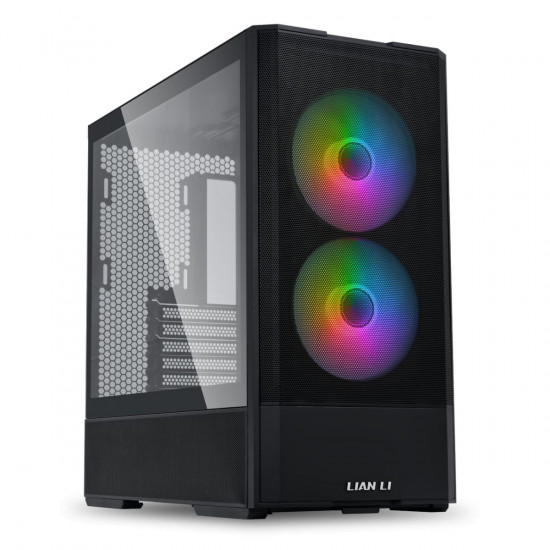 Lian Li LANCOOL 207 Black - ATX PC Case (4 FANS) 2 x front 140 ARGB PWM  2  bottom 120 PWM reverse