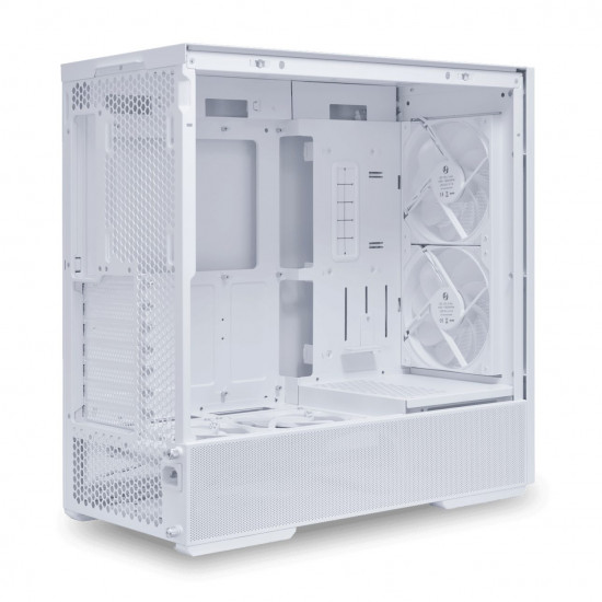 Lian Li LANCOOL 207 White - ATX PC Case (4 FANS) 2 x front 140 ARGB PWM & 2  bottom 120 PWM reverse
