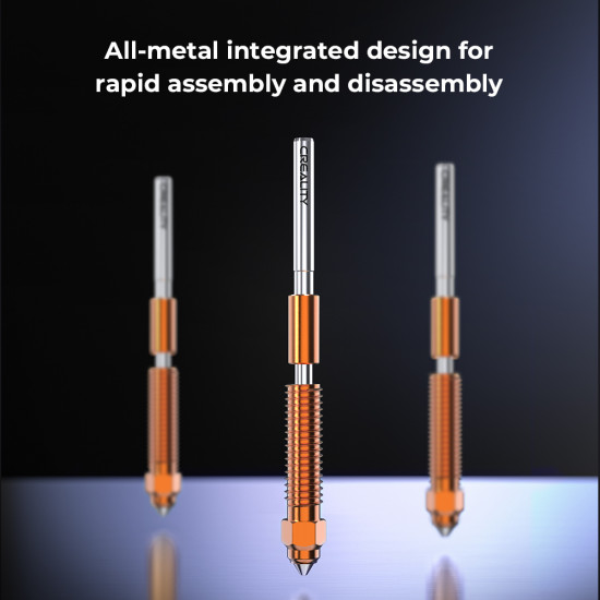 Creality Unicorn Integrated Nozzles , Pack of 4, K1C, Ender-3 V3, Ender-3V