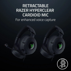 Razer KRAKEN V4 X USB - RGB 7.1 Gaming Headset - 40 mm Driver - PC/PS5/PS4